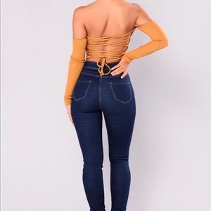 Fashion nova Laguna Skinny Jeans - Dark Denim